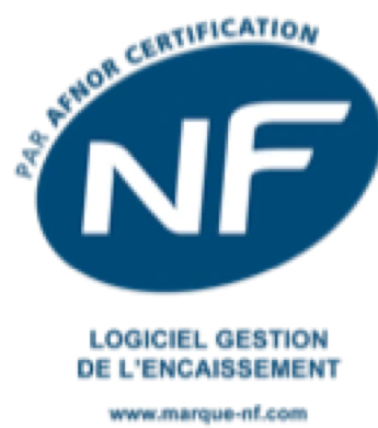 Marque NF 525 Logiciel de gestion de l’encaissement, délivrée par AFNOR Certification