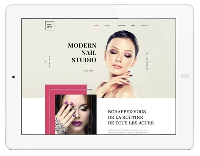Création du site web d’un salon de coiffure avec RDV360