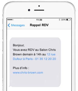 Rappel de RDV par SMS