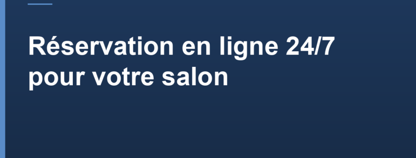 Réservation en ligne pour salon, institut et spa avec RDV360
